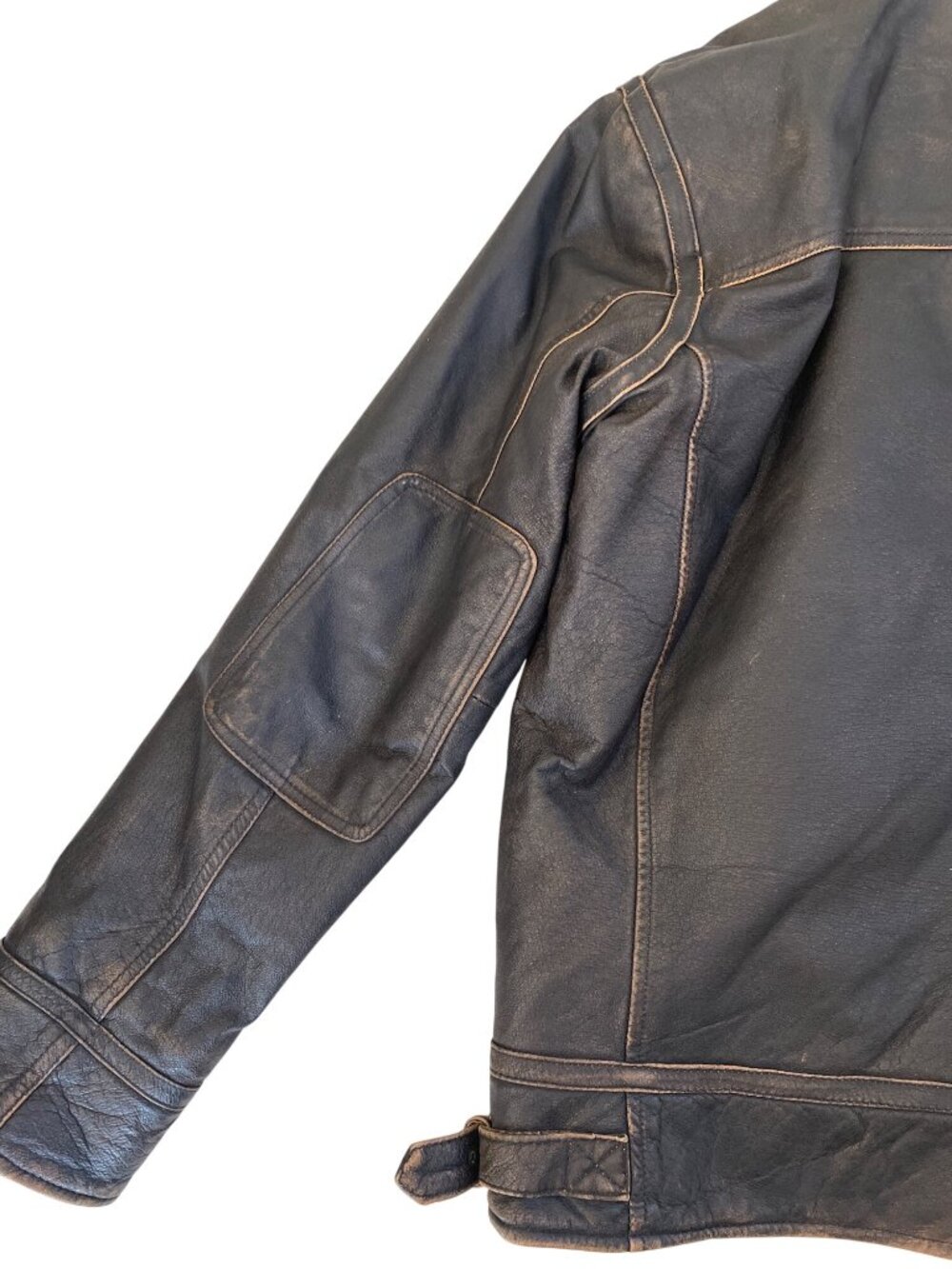 Wilson's Leather 100% Amelia Earhart Aviator Bomber Jacket Large Faux Fur - Picture 15 of 16